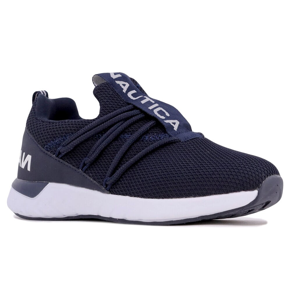 Boys' Logo Slip-On Sneaker,Ice Blue,large