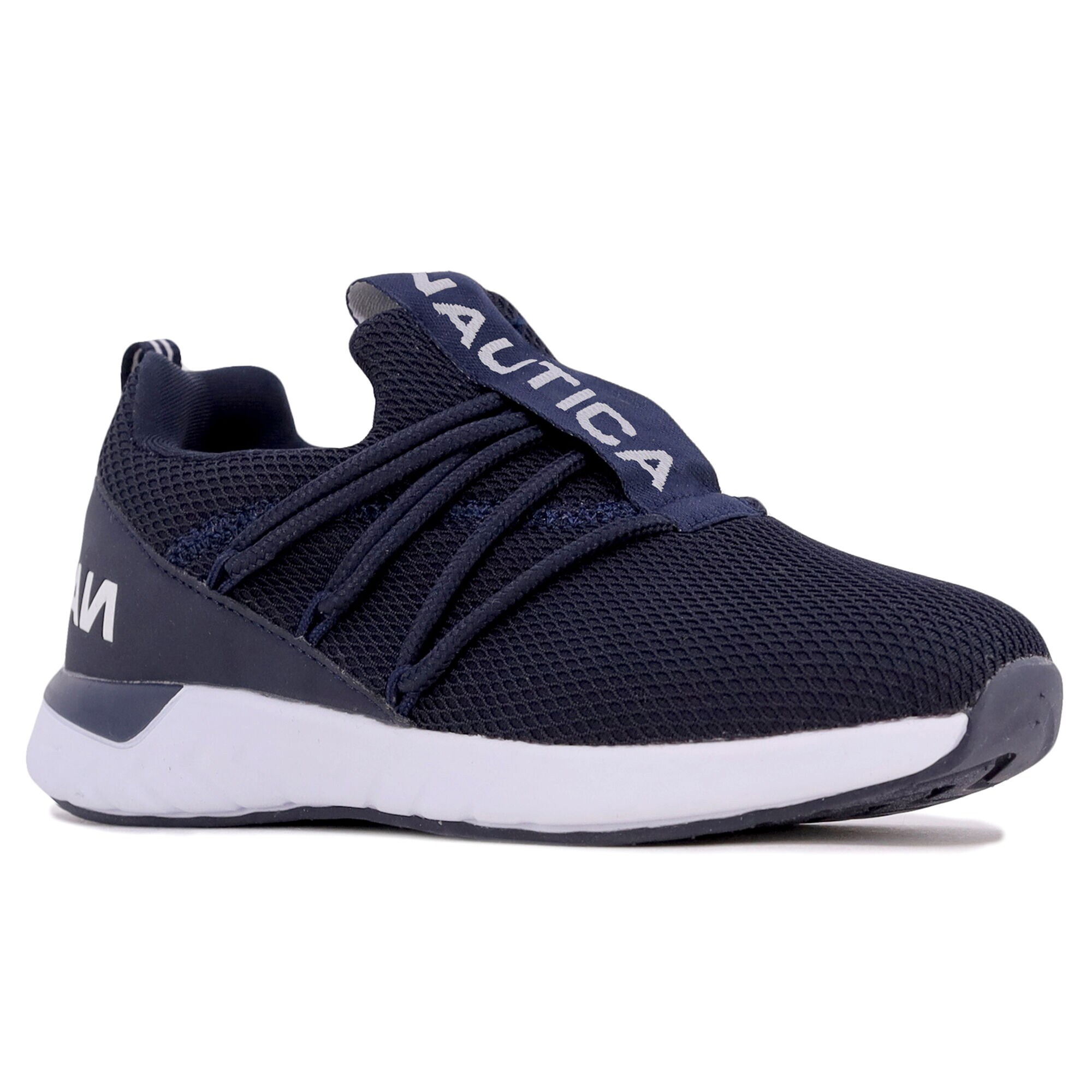 Boys' Logo Slip-On Sneaker,Ice Blue,large