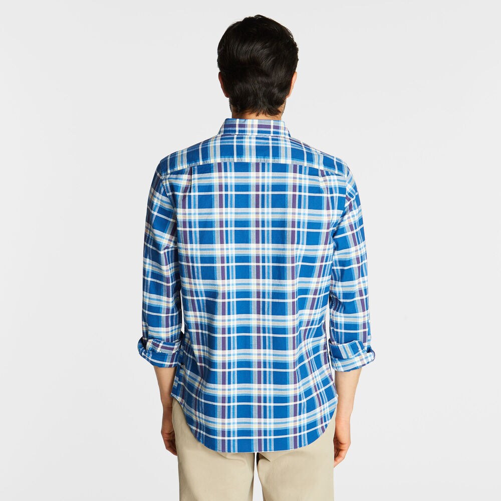 PLAID OXFORD SHIRT,Limoges,large