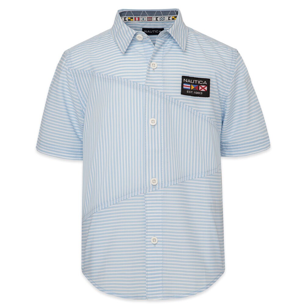 LITTLE BOYS' STRIPED PIECED SHIRT (4-7),Aquasplash,large