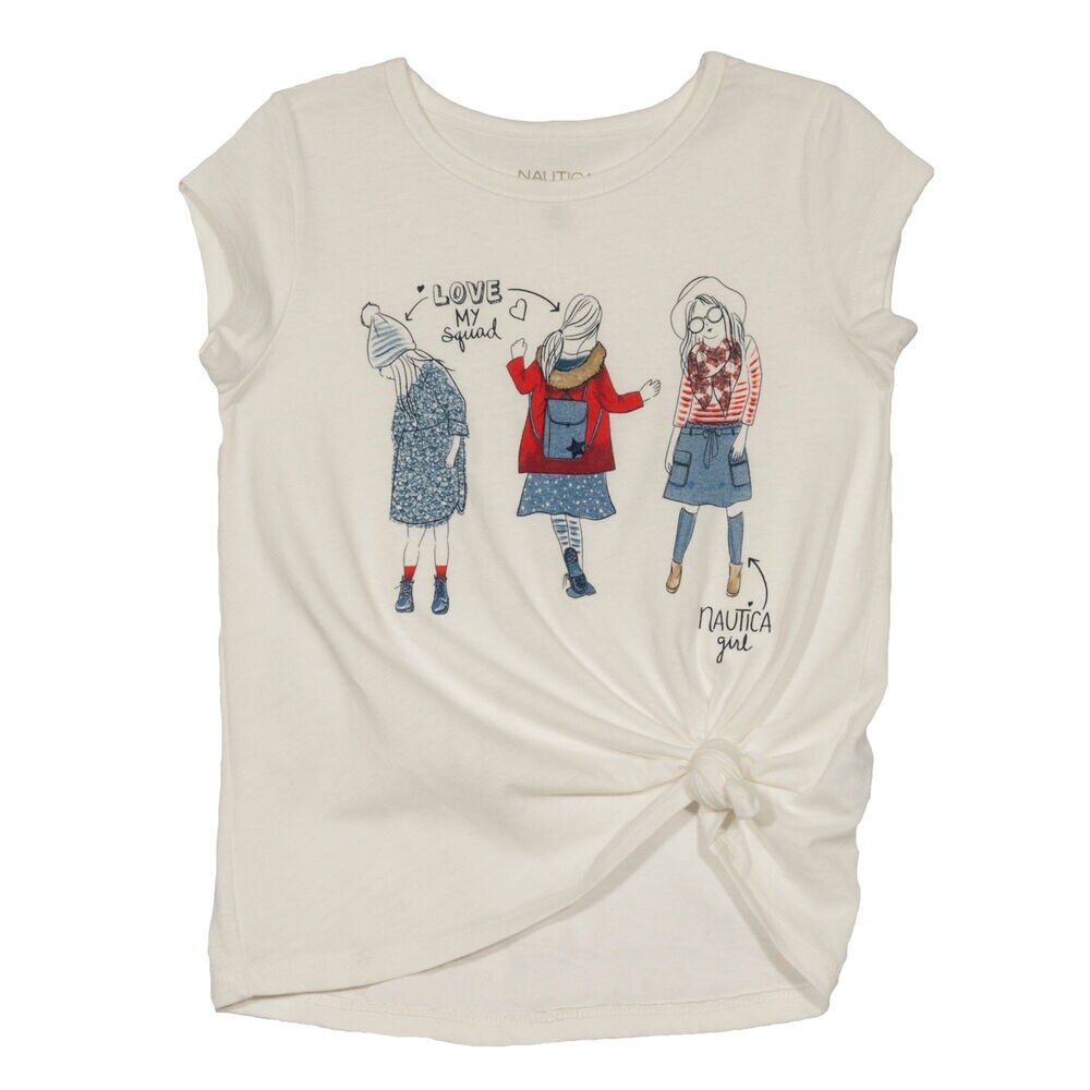 Girls' Girl Squad Tee (8-16),Bright White,large