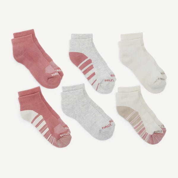Athletic Quarter Socks, 6-Pack