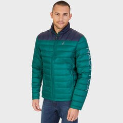 Reversible Down Jacket,Green Spruce,large