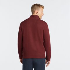 BRAND ICON QUARTER-ZIP PULLOVER,Royal Burgundy,large