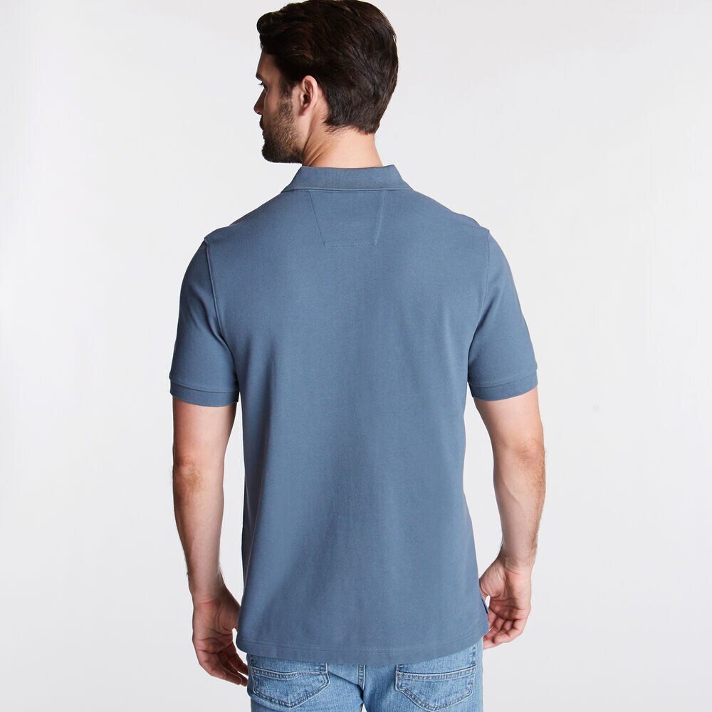 SLIM FIT INTERLOCK POLO,Runway Grey,large