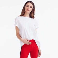 OVERSIZED CREWNECK T-SHIRT,Bright White,large