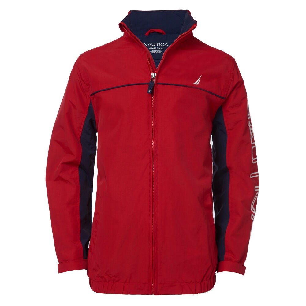 BOYS' BRAND ICON JACKET (8-20),Melonberry,large