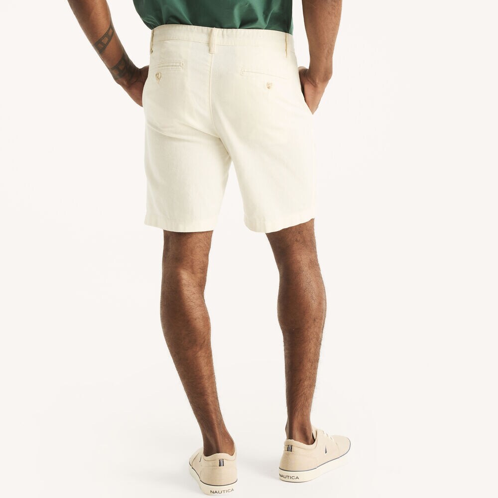 8.5" Linen Deck Short,Almond,large