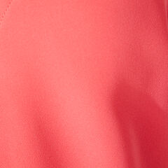 CREPE WRAP DRESS,Persian Red,large