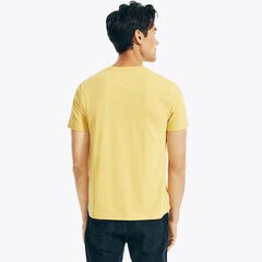 SUSTAINABLY CRAFTED FLAG GRAPHIC T-SHIRT,Old Gold,large