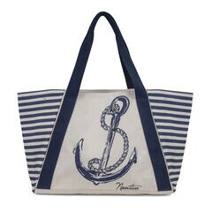 For Shoal Large Striped Canvas Tote,Sand Drift,large