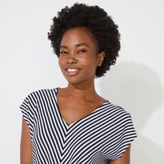 BIAS STRIPE TIE-FRONT TOP,Bright White,large
