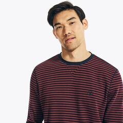 NAUTICA JEANS CO. STRIPED LONG-SLEEVE T-SHIRT,Navy,large