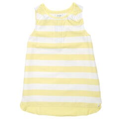 Girls' Striped Tank (8-16),Hot Yellow,large