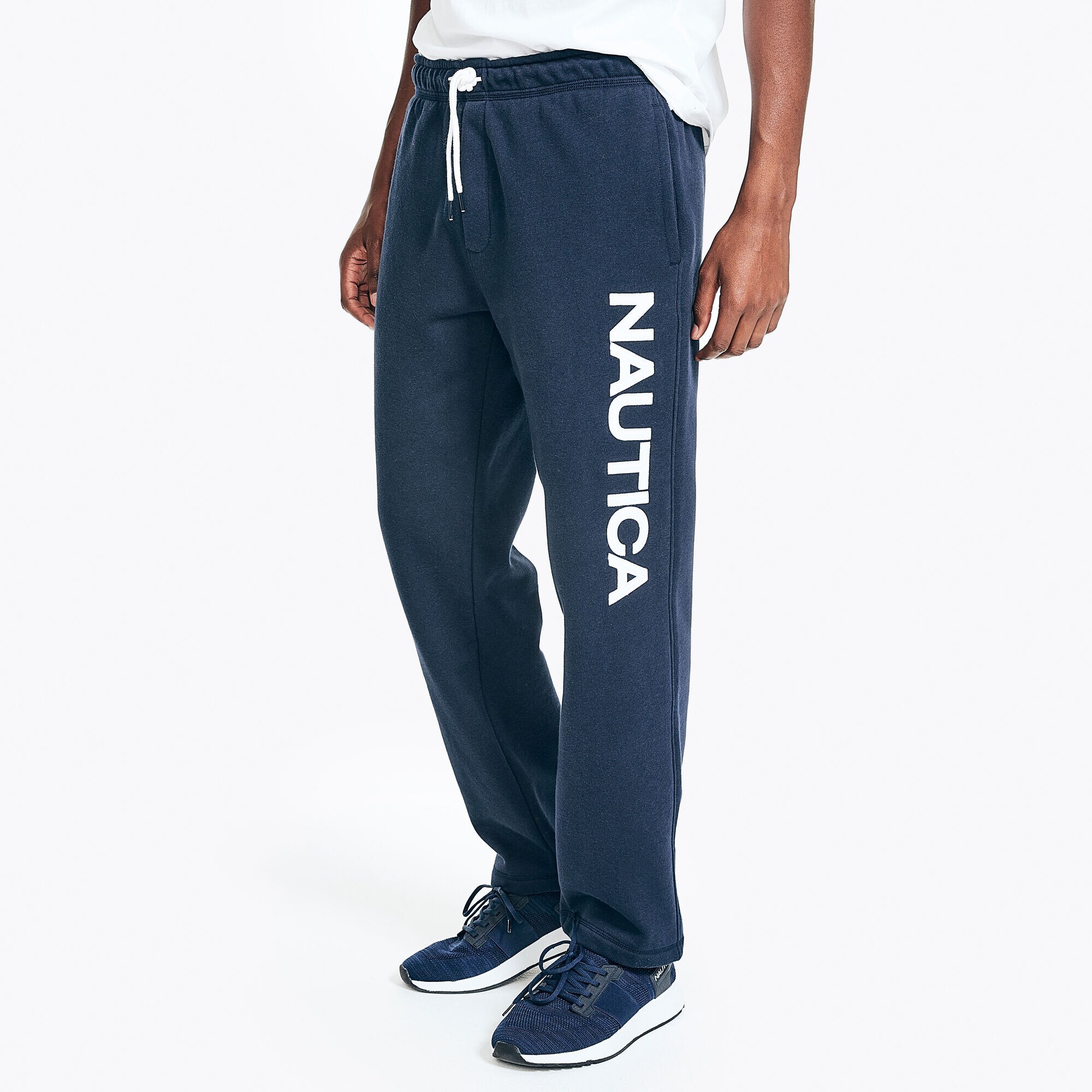 Logo Fleece Sweatpant,Navy,large