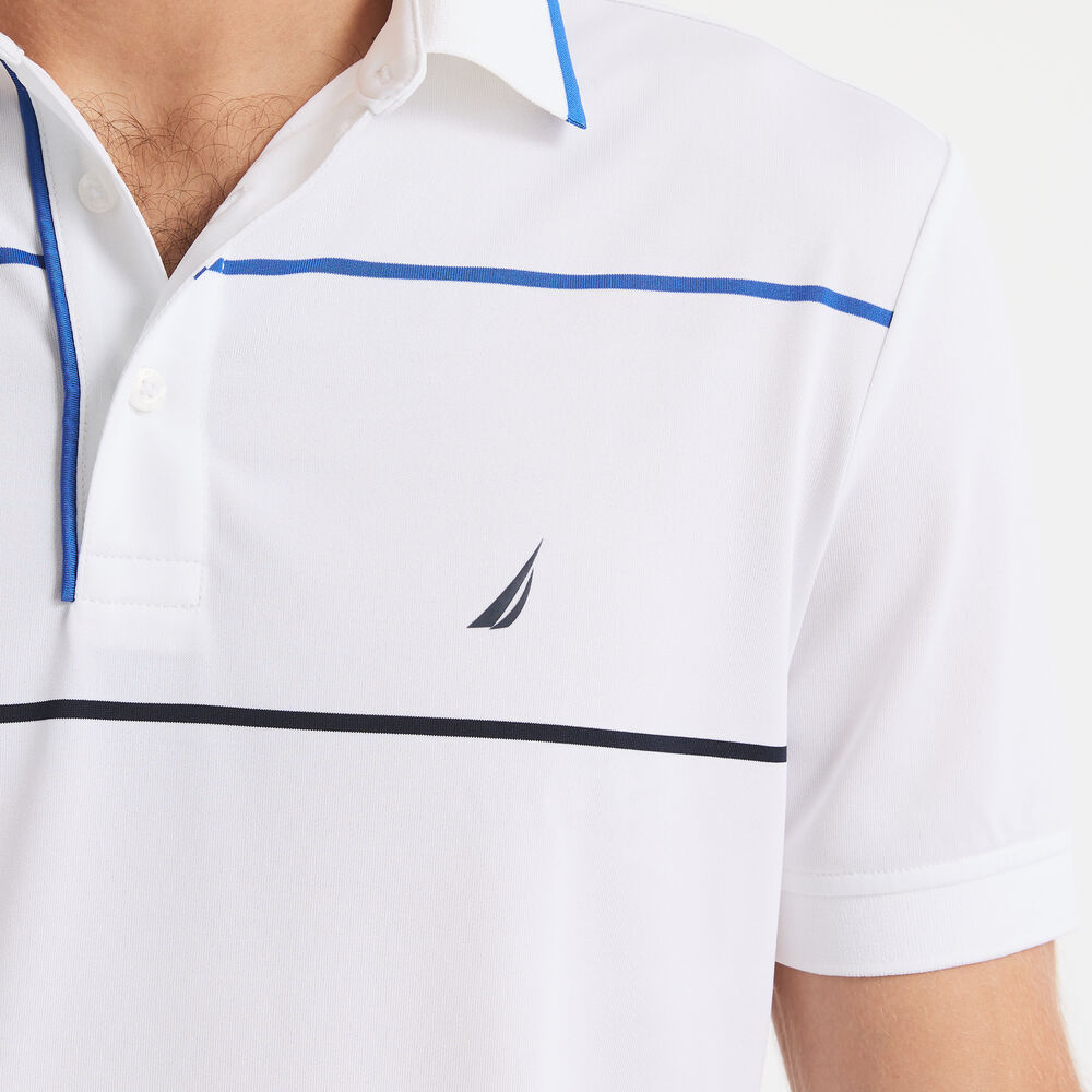 Navtech Classic Fit Polo,Bright White,large
