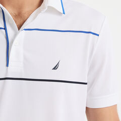 Navtech Classic Fit Polo,Bright White,large