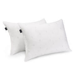 Sleep Max Sailboat Print Standard/Queen 2pc Pillows,Sea Salt,large