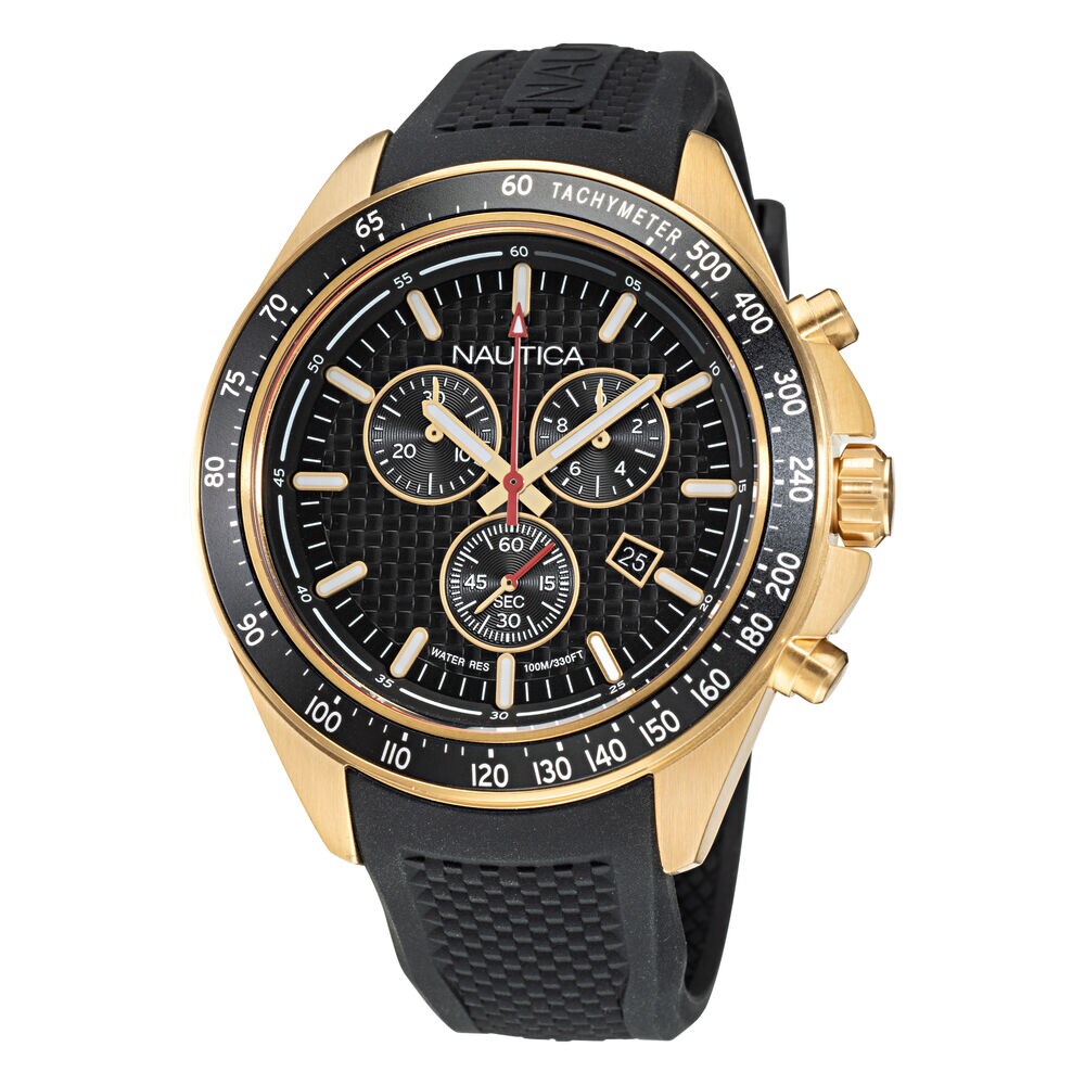 Nautica Gold Chronograph Watch Nautica NAPNSF401 - Sporty Chronograph Watch • Watchard.com main image 4