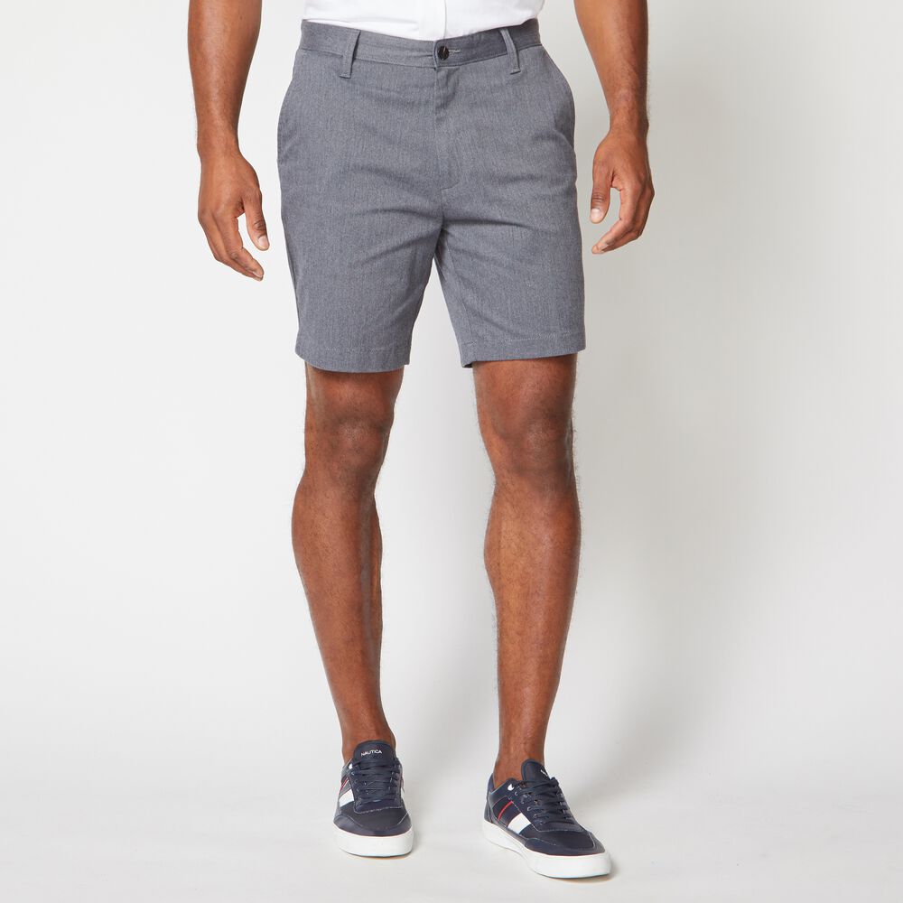 8.5" DECK SHORT,Heather Grey,large