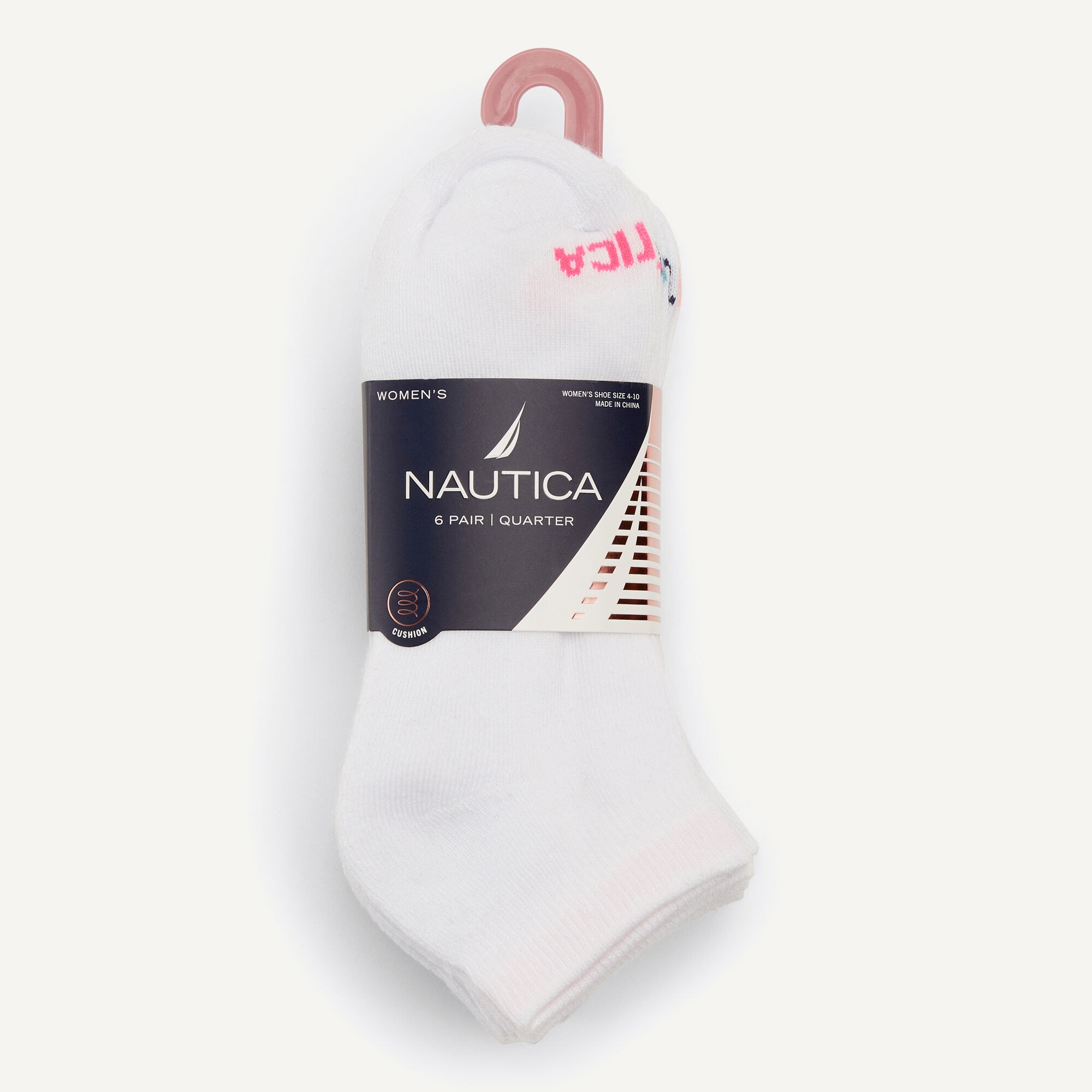 Athletic Quarter Socks, 6-Pack,Multi,large