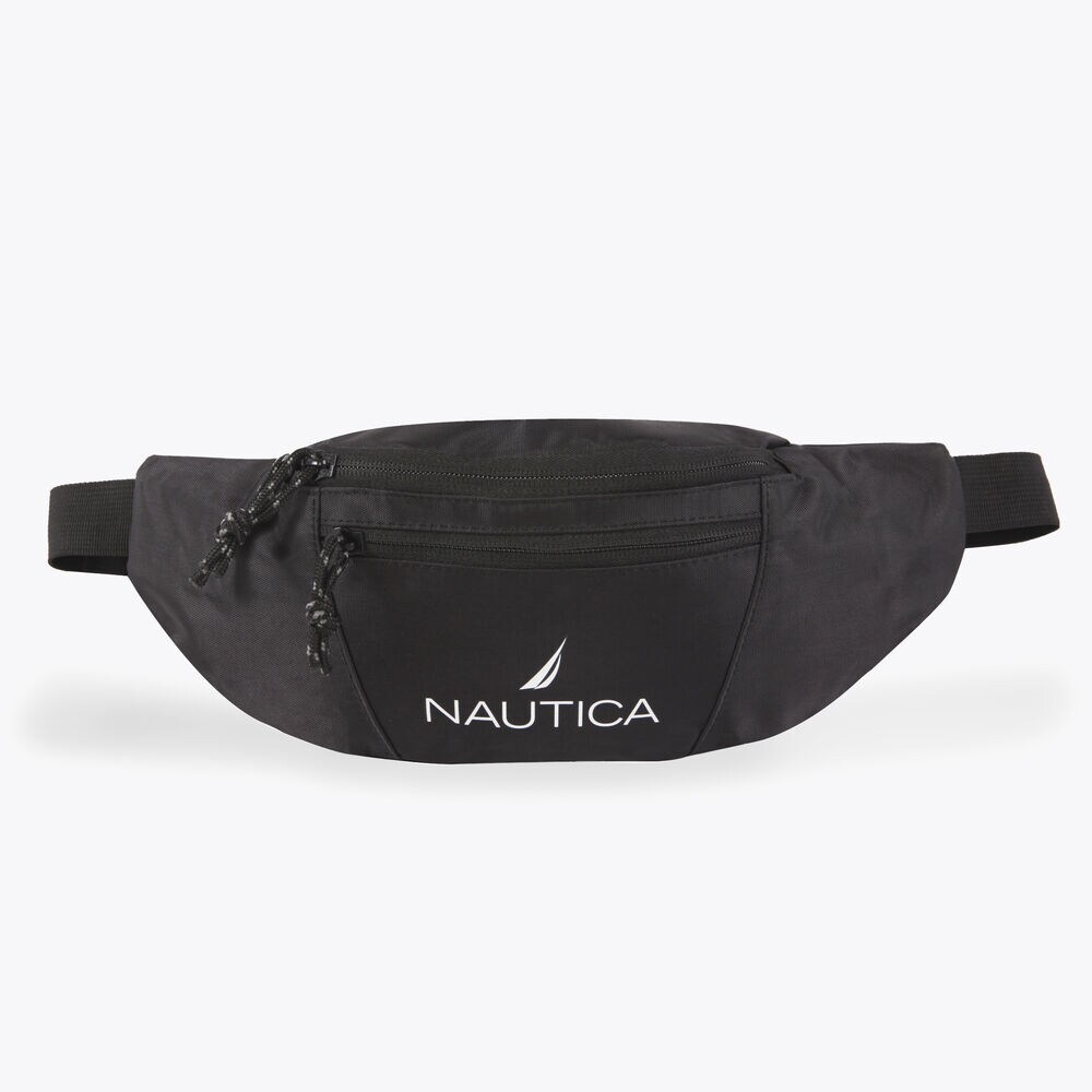 LOGO FANNY PACK,Black,large