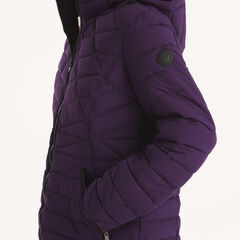 Puffer Jacket With Removable Hood,Electric Purple,large