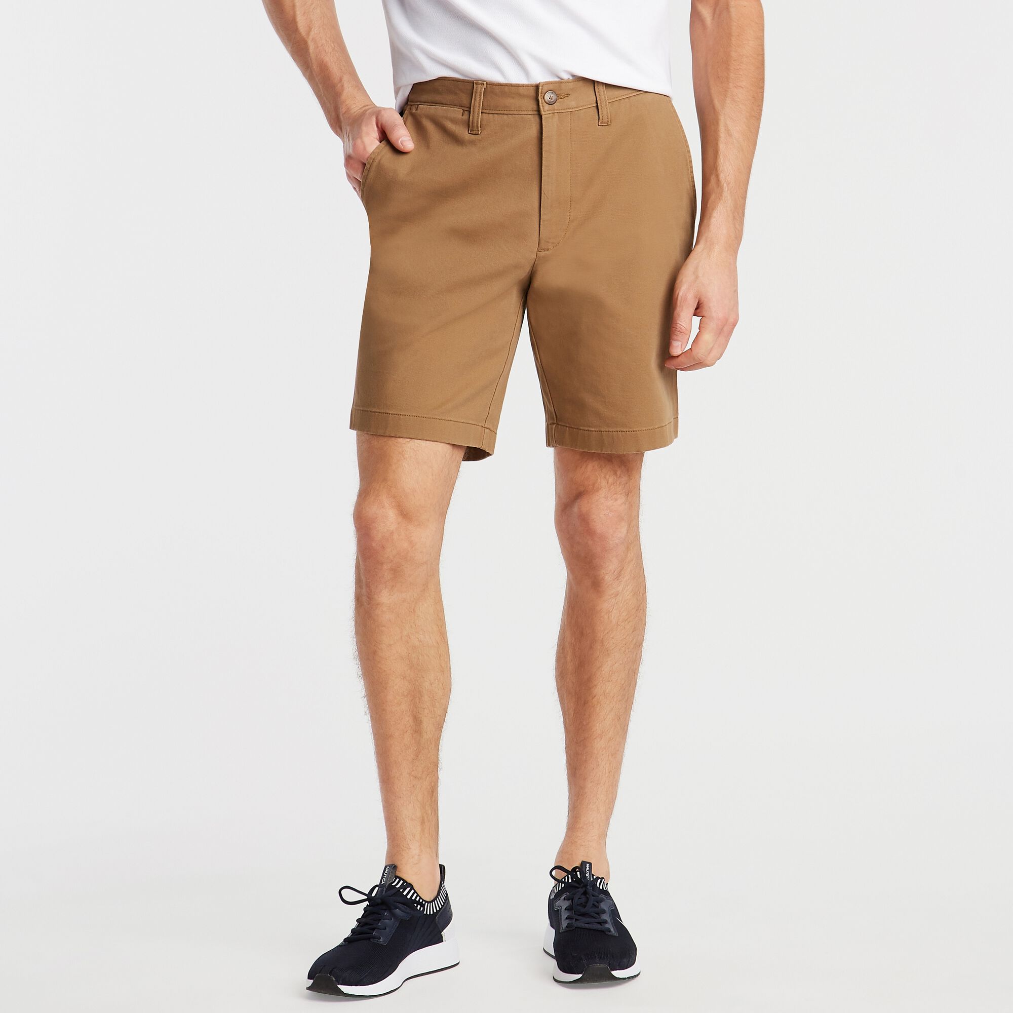 Big & Tall 8.5" Deck Short,Oyster Brown,large