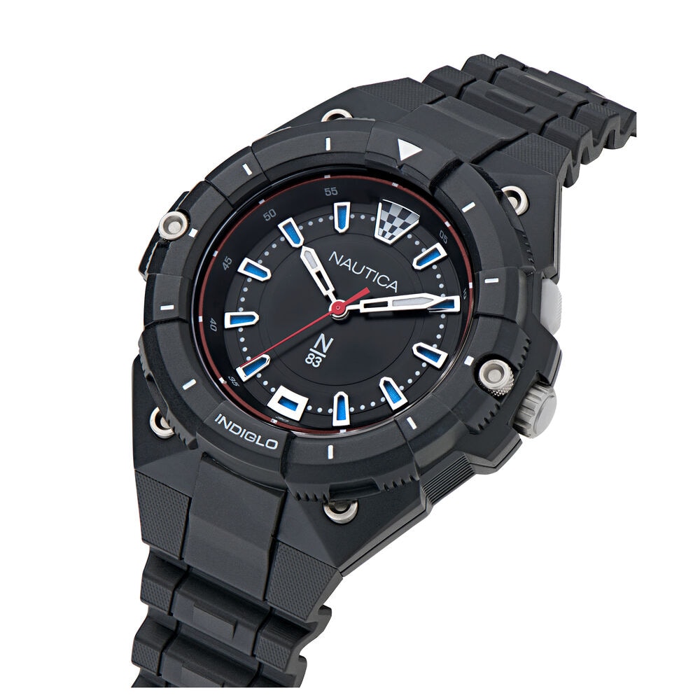 Coronado Bay 3-Hand Watch,Black,large