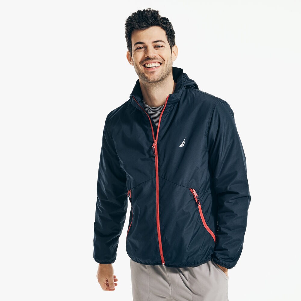 NAVTECH PACKABLE JACKET,Navy,large