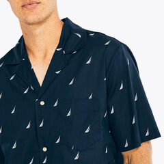 brand icon Camp Sleep Shirt,Peacoat,large