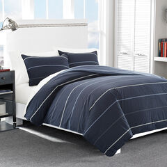 Southport Comforter Set,Navy,large