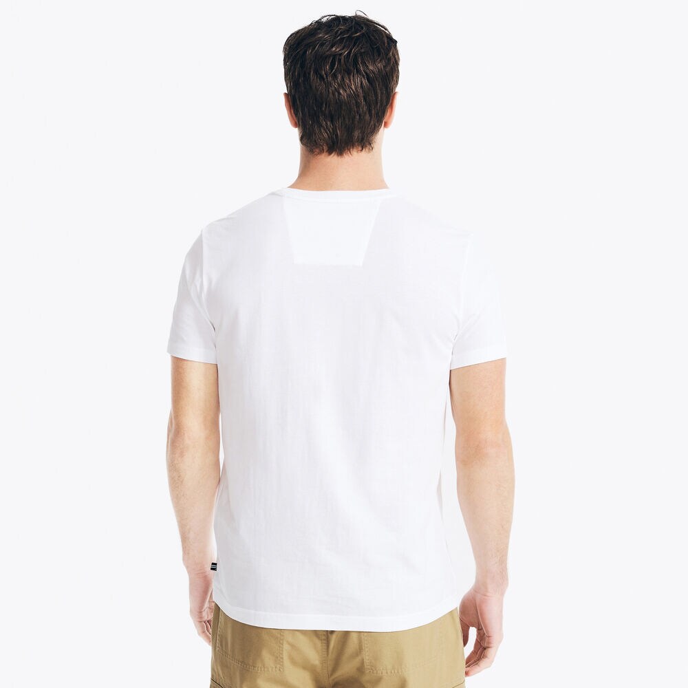 GRAPHIC CREWNECK T-SHIRT,Bright White,large