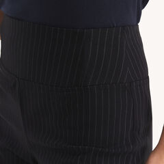 Cropped Wide Leg Pant,Navy,large