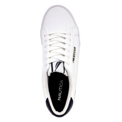 Logo Lace-Up Sneaker,Antique White Wash,large