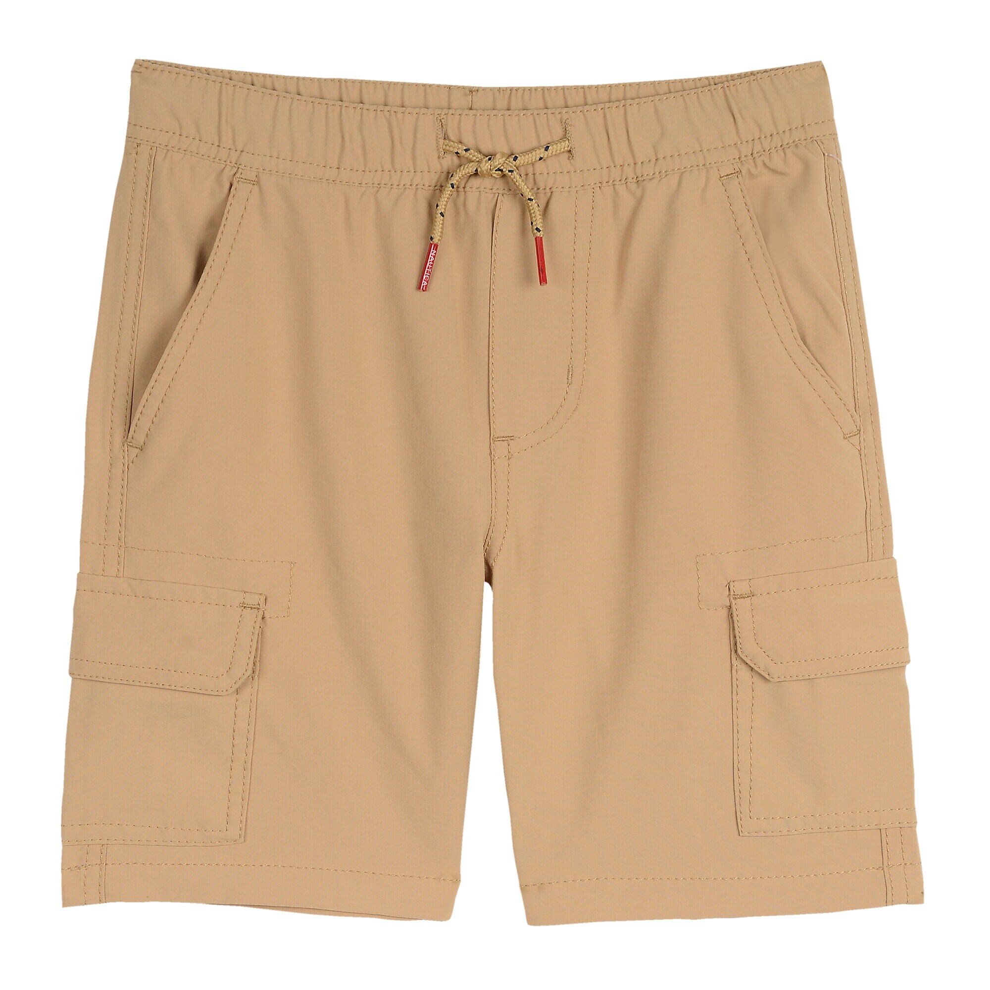 LITTLE BOYS' EXPLORER PULL-ON CARGO SHORT (4-7),Dark Oatmeal Heather,large