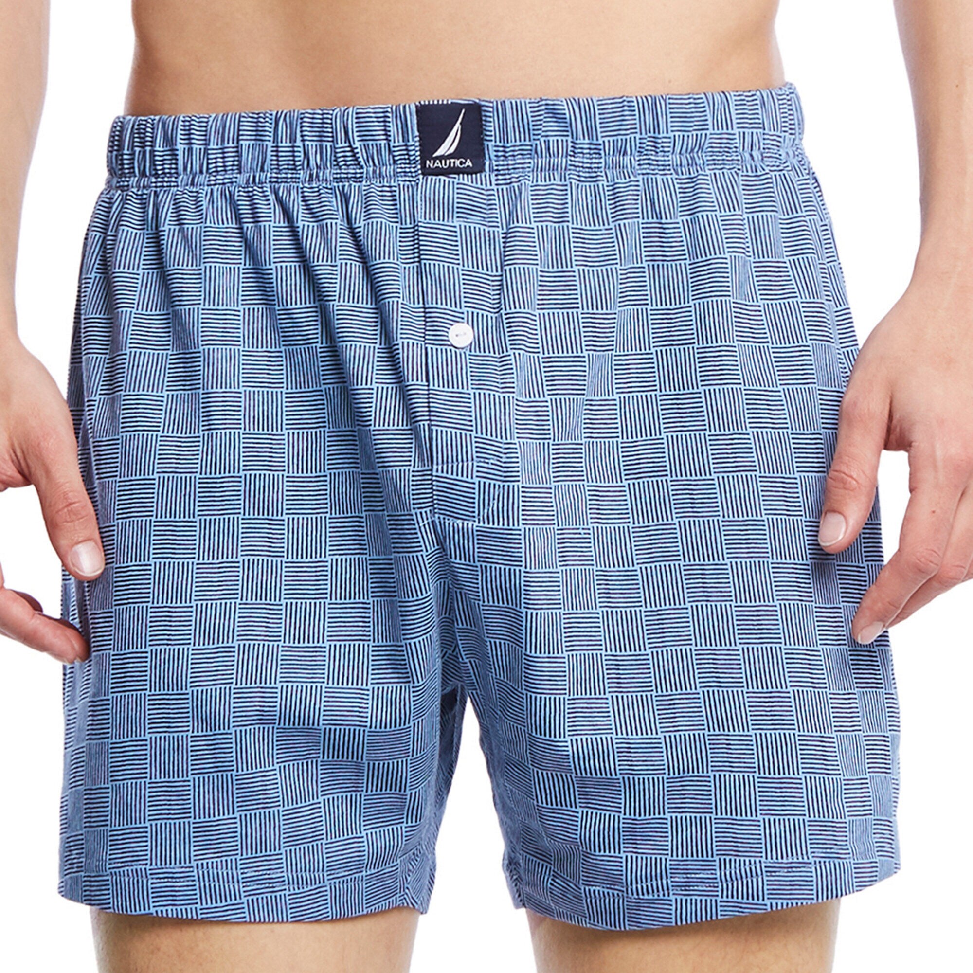Checkered Boxers,Peacoat,large