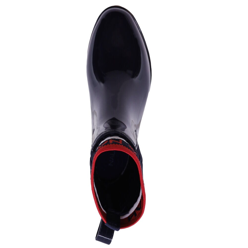 LOGO SOCK CHELSEA RAIN BOOT,Navy,large