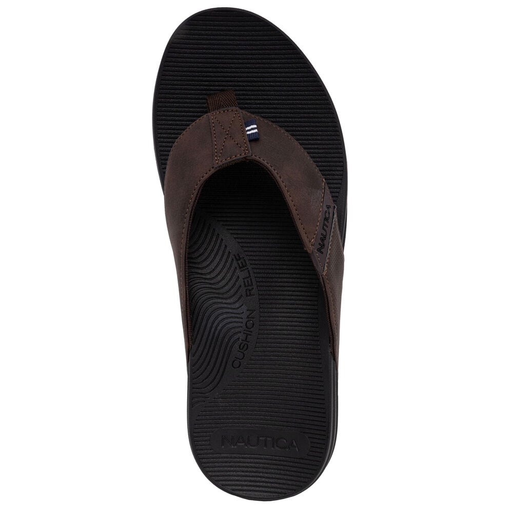 Welsey Logo Flip-Flop,Chocolate,large
