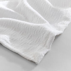 RIPPLE COVE TWIN BLANKET,Antique White Wash,large