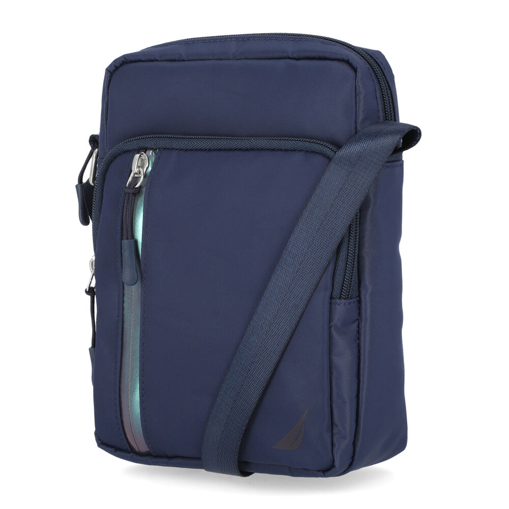 NYLON CROSSBODY BAG,Workshirt Blue,large