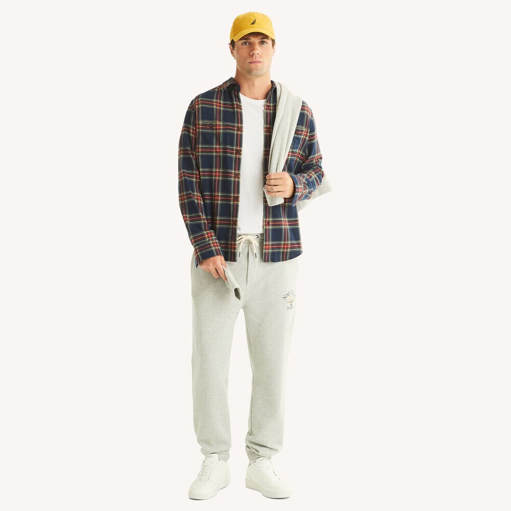 Fleece Jogger,Grey Heather,large