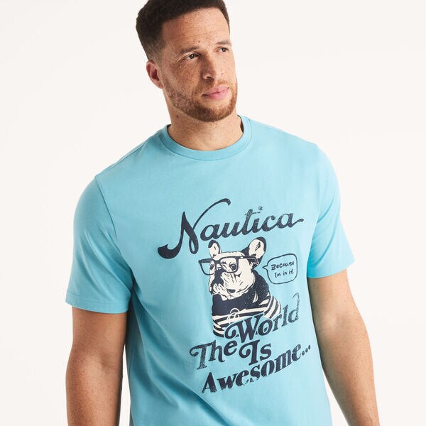 Big & Tall Awesome World Graphic T-Shirt