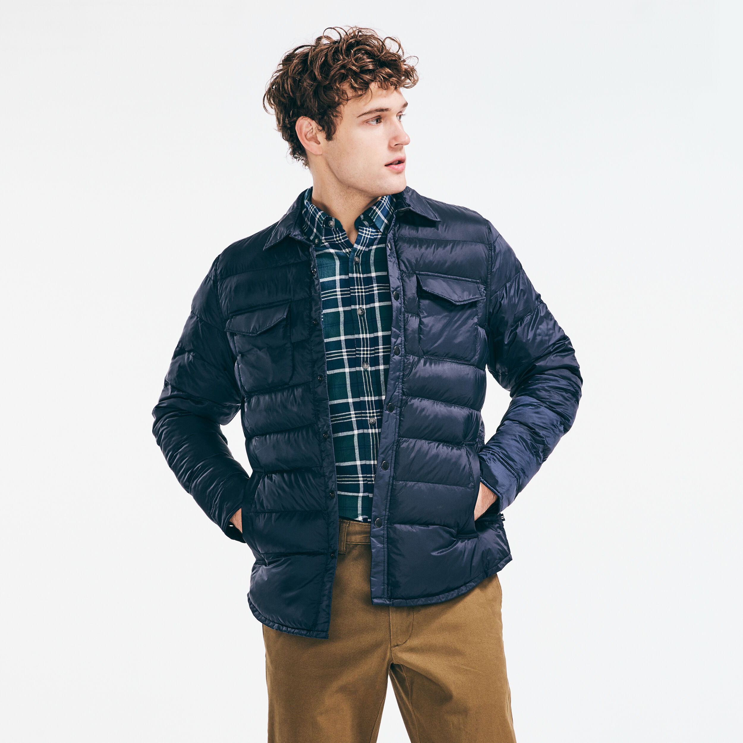 navy blue nautica jacket