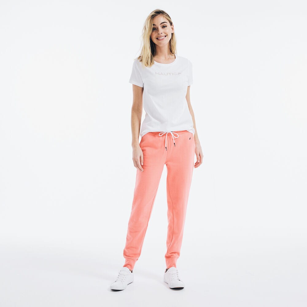 SUSTAINABLY CRAFTED BRAND ICON SWEATPANT,Sugar Coral,large