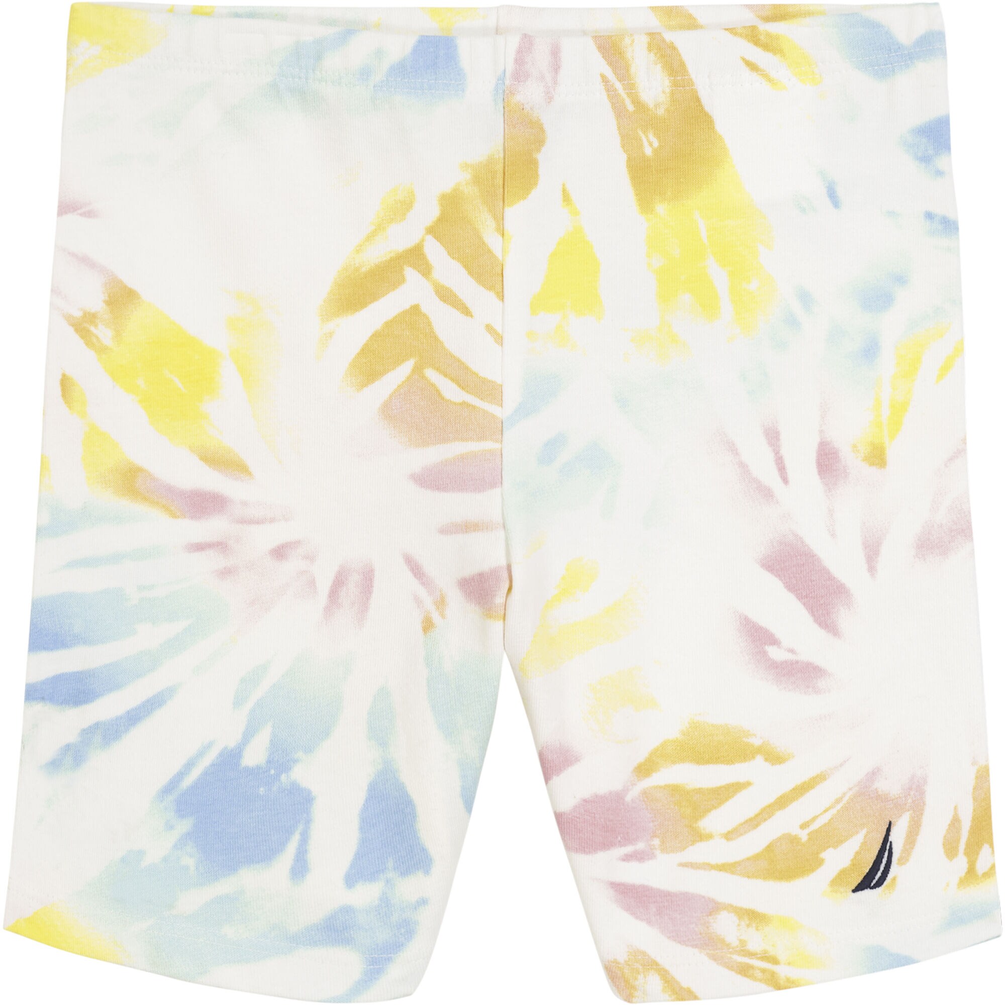 LITTLE GIRLS' TIE-DYE BIKE SHORT (4-6X),Antique White Wash,large