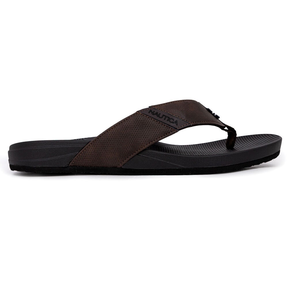 Welsey Logo Flip-Flop,Chocolate,large