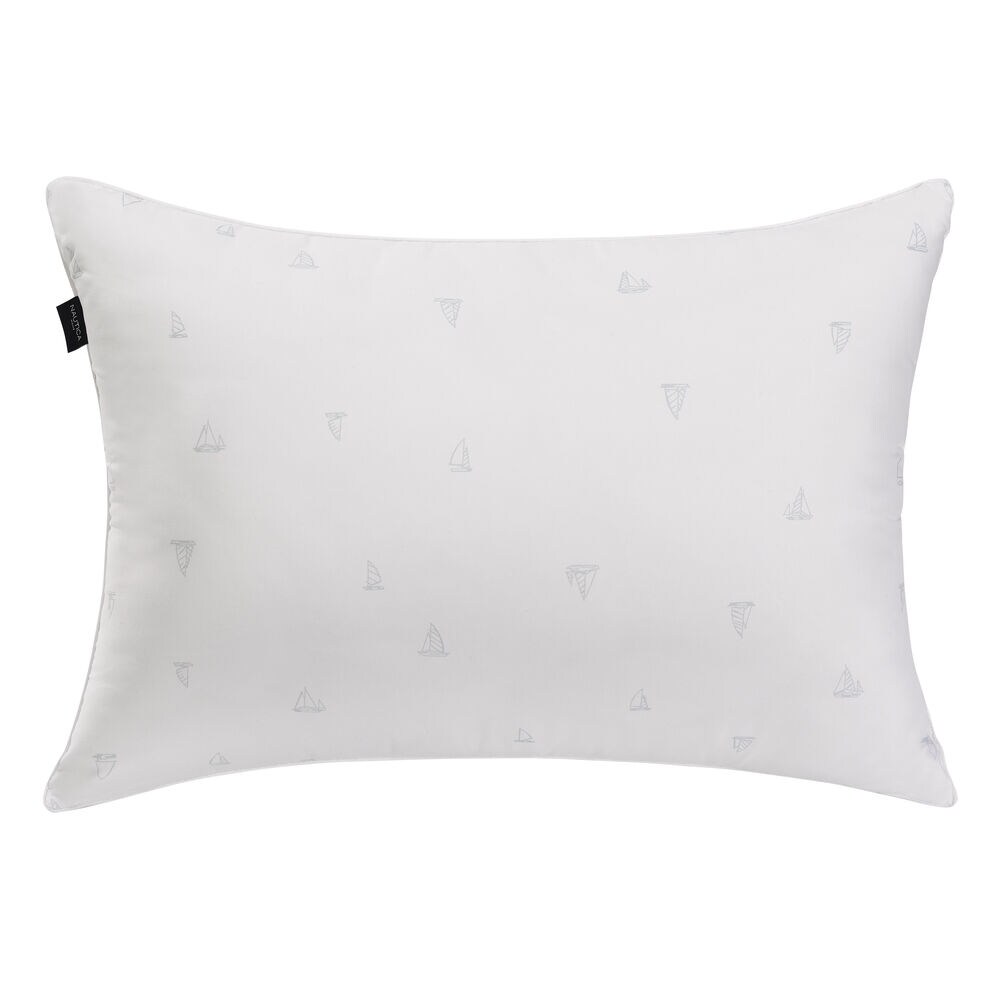 Sleep Max Sailboat Print Standard/Queen 2pc Pillows,Sea Salt,large
