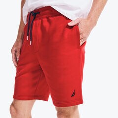 9” FLEECE SHORT,Nautica Red,large