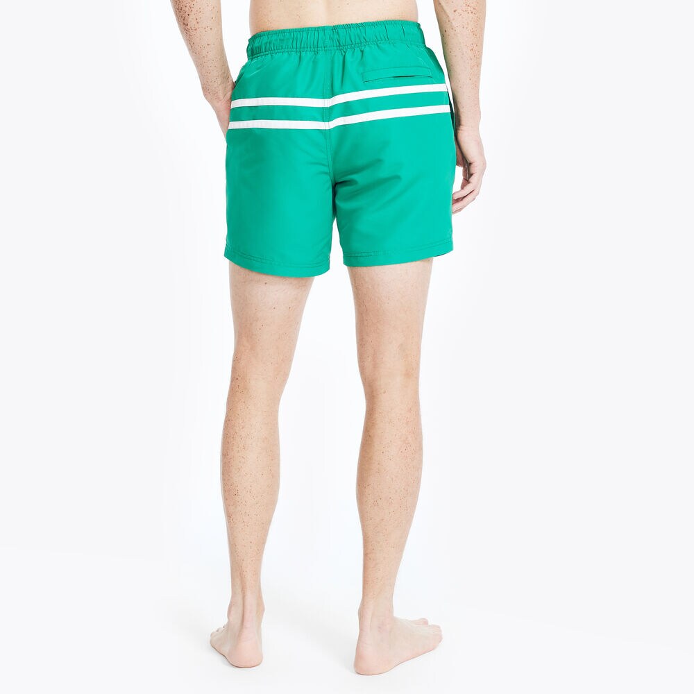 6" Heritage Stripe Quick-Dry Swim,Dark Dill,large